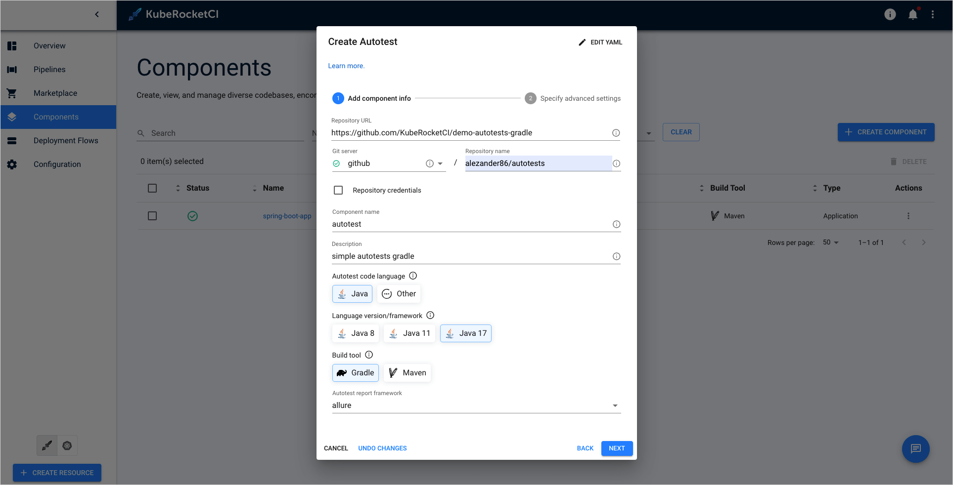 Autotests codebase