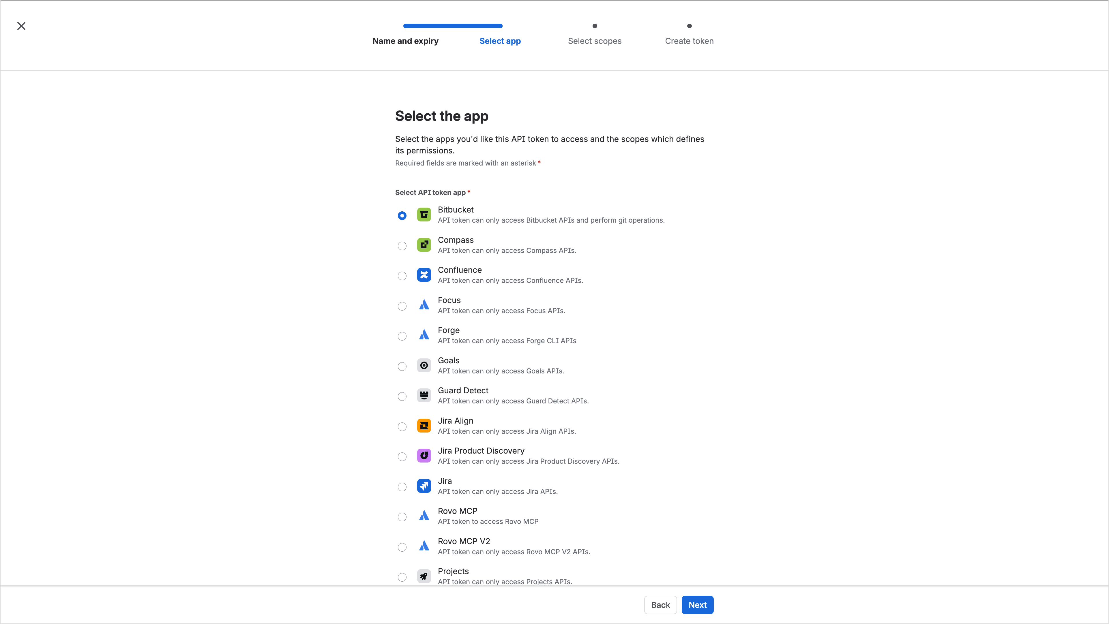Select app