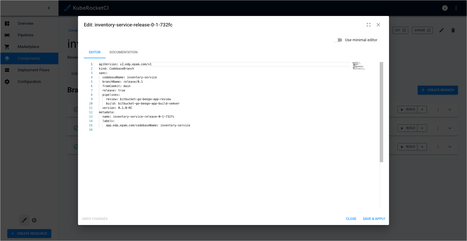 Yaml edit