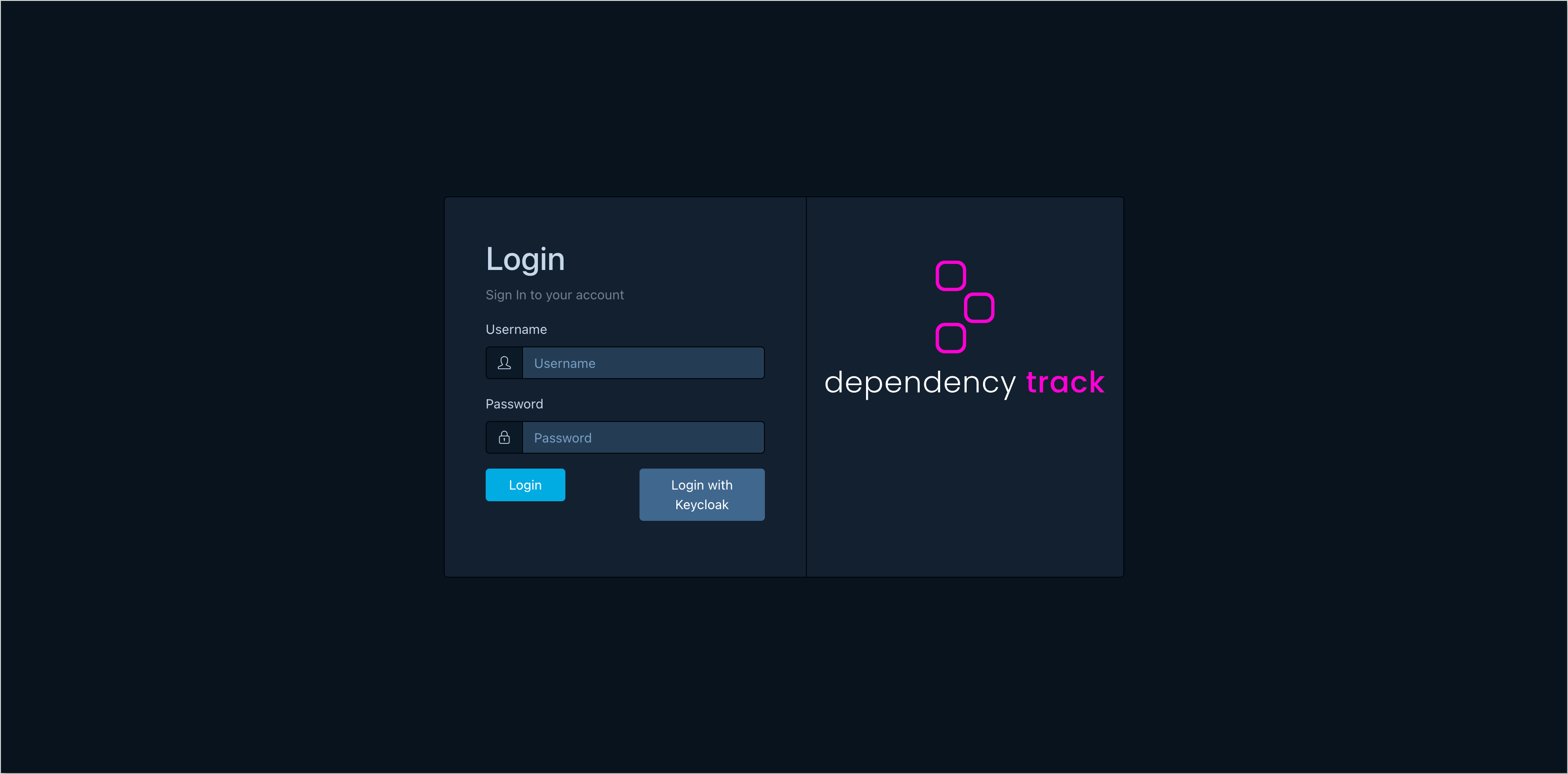 Dependency-Track Login