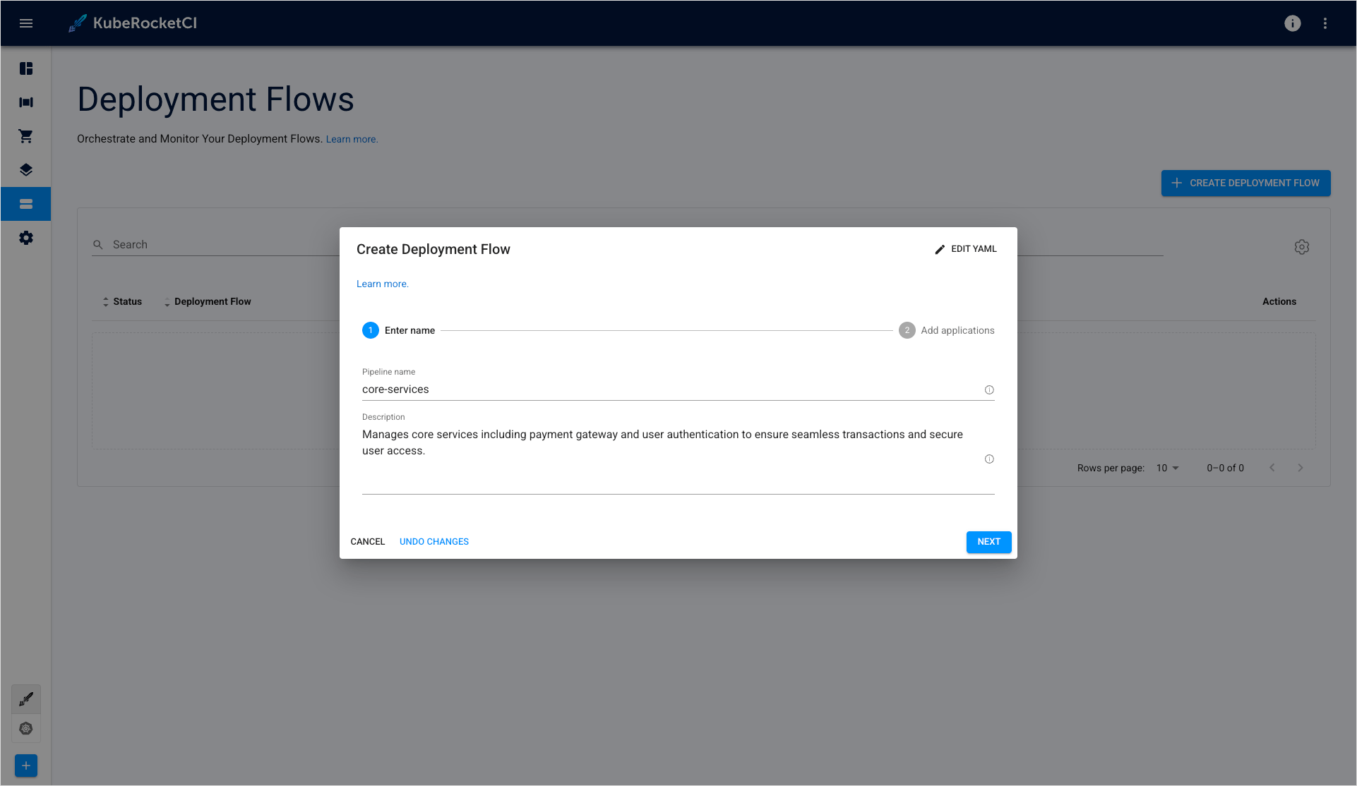 Create CD pipeline
