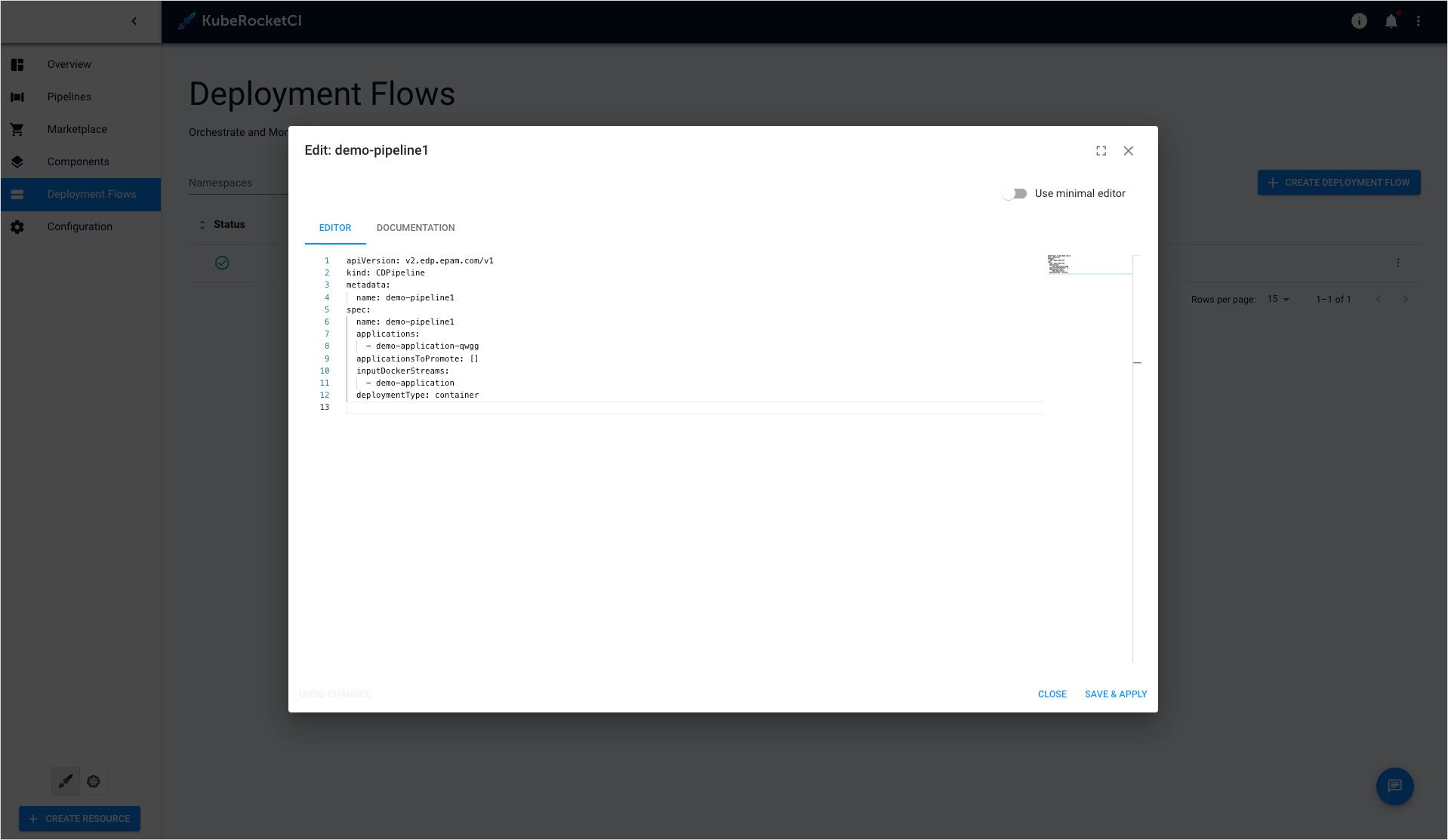 Deployment flow in YAML