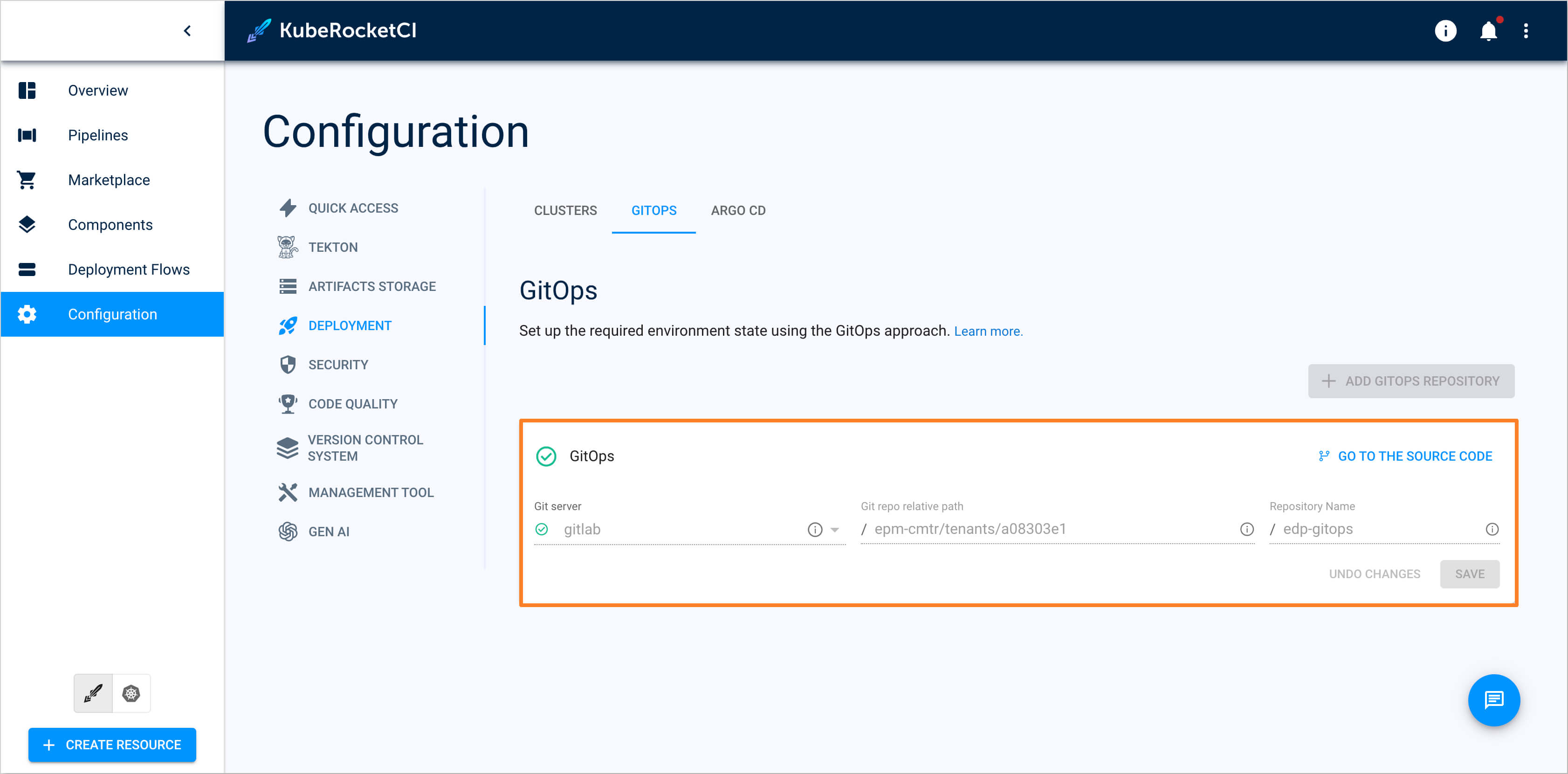 GitOps Repository Path