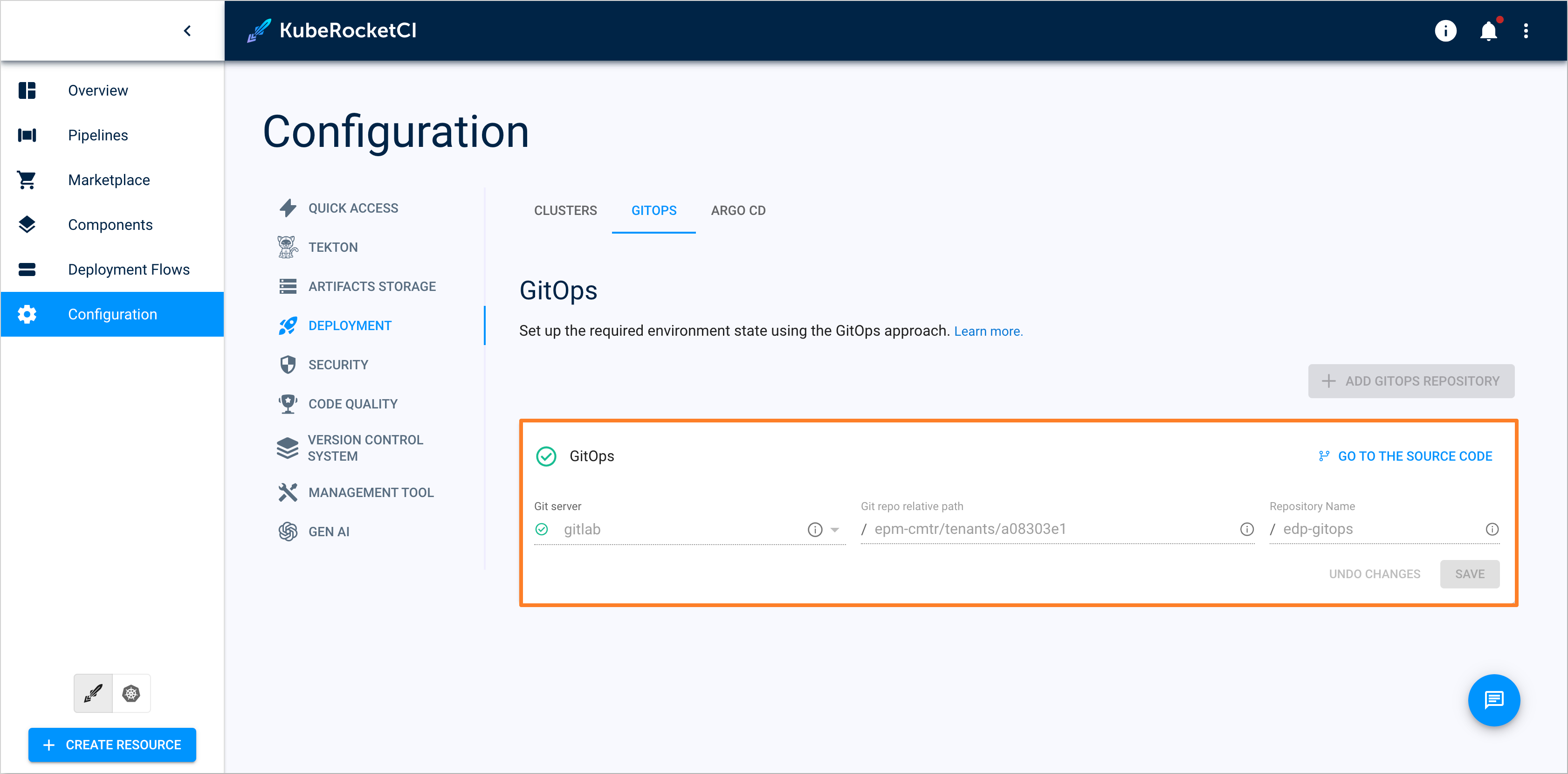 GitOps Repository Path