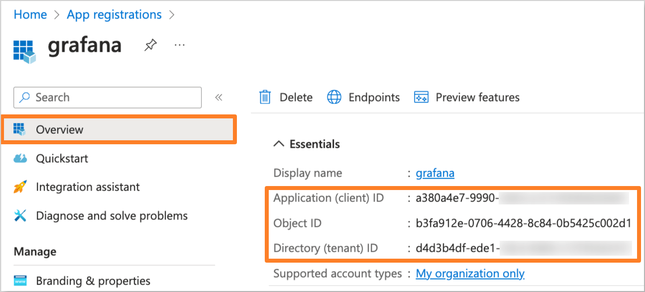 Application data