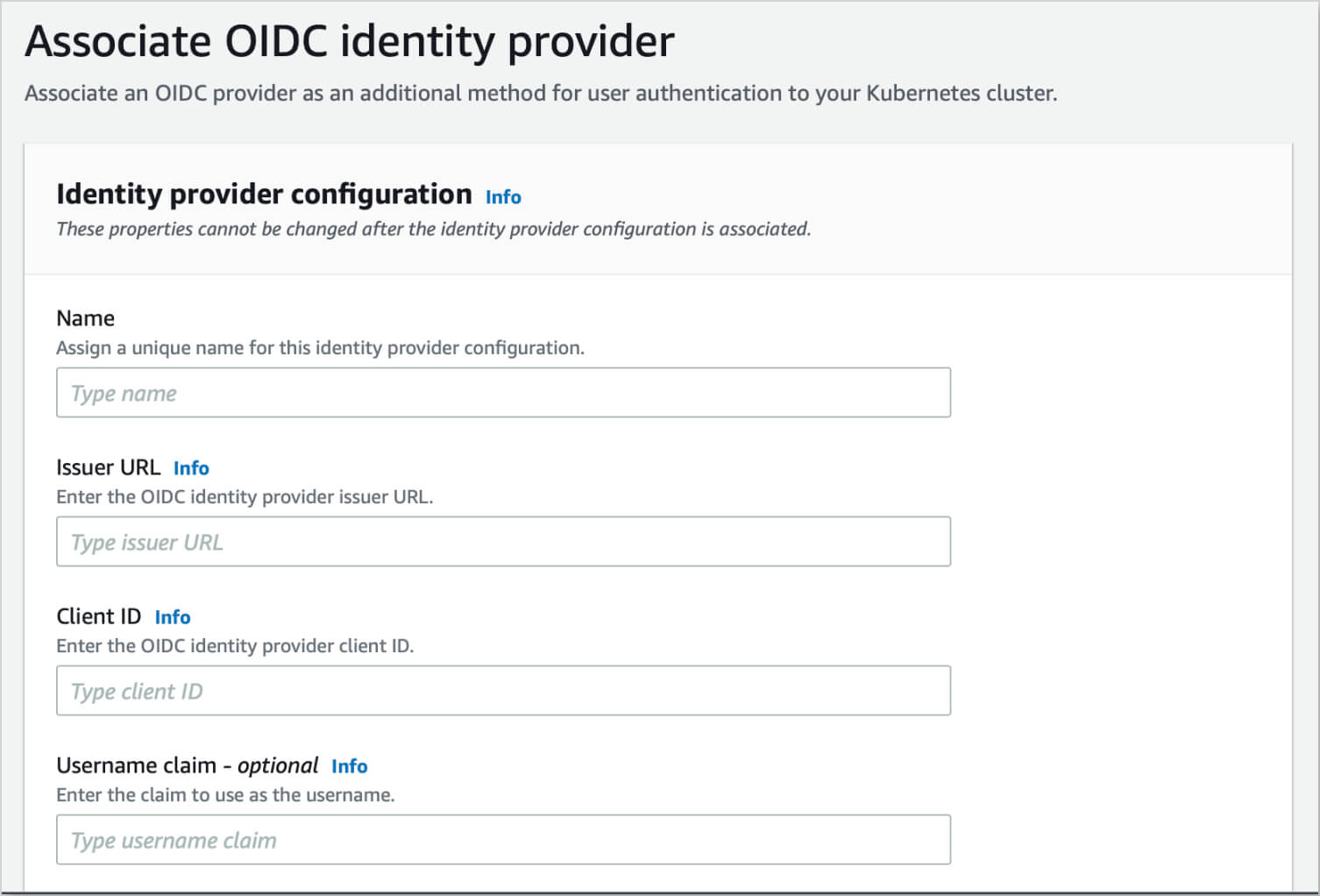 Identity Provider Details