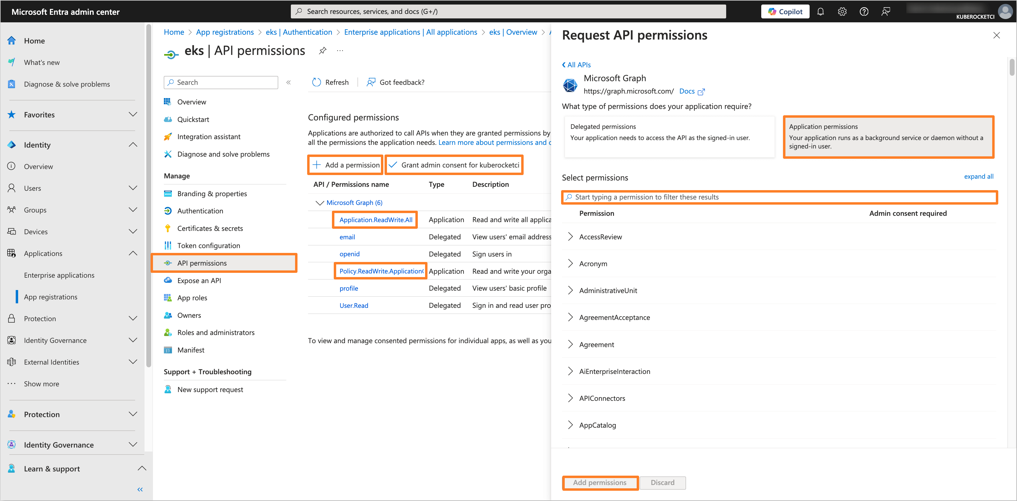 Lifetime Policy Permissions