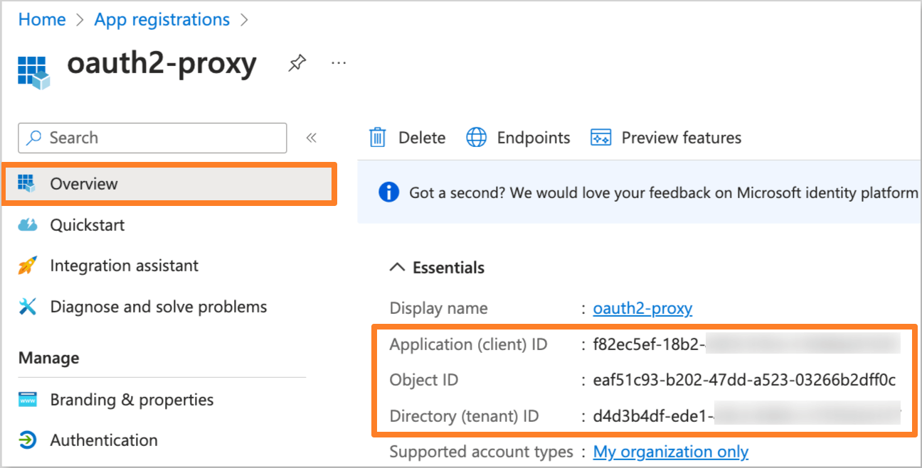 Application data