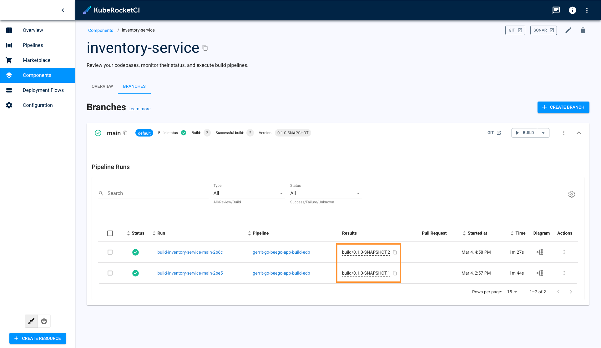 Semantic versioning