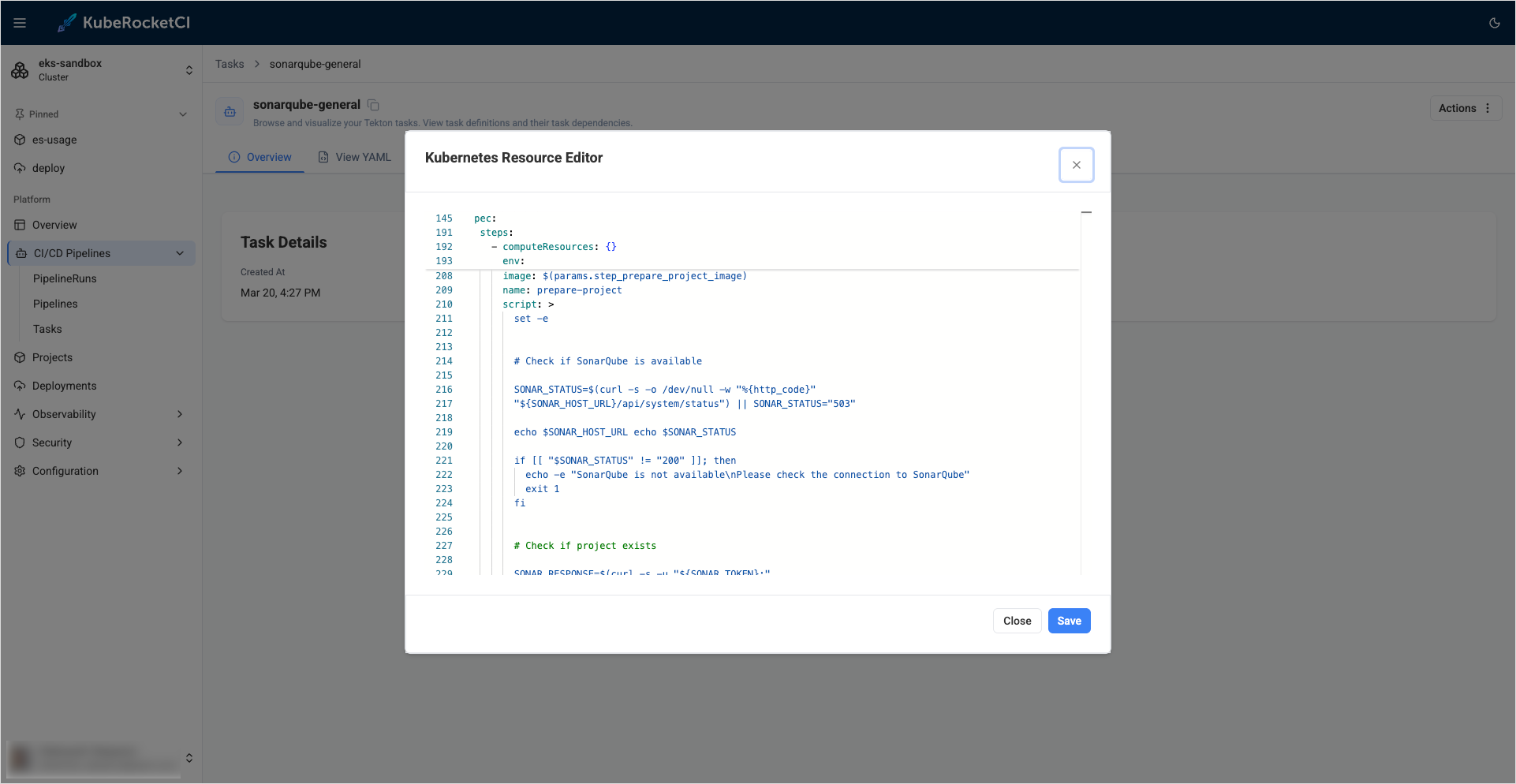 Successful pipelinerun