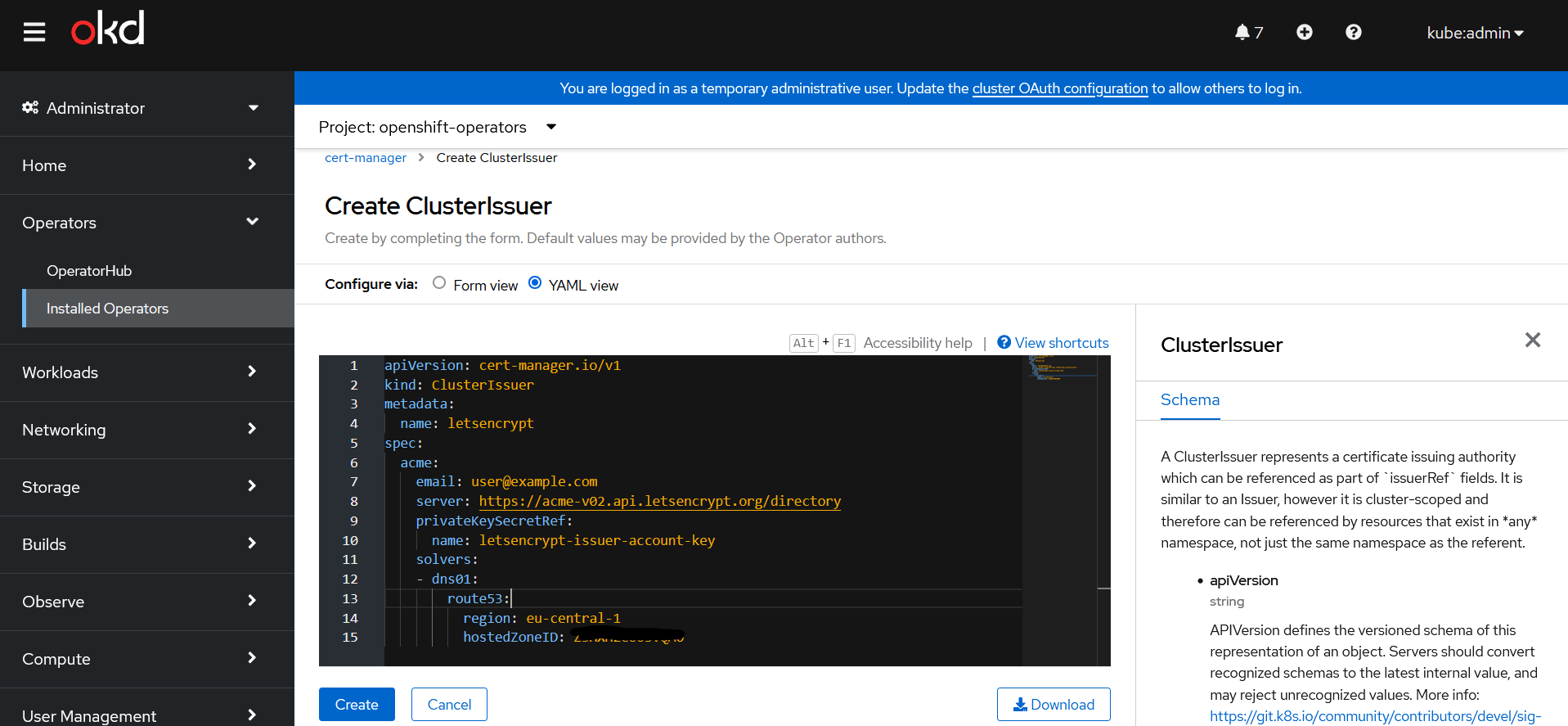 Cert-Manager ClusterIssuer